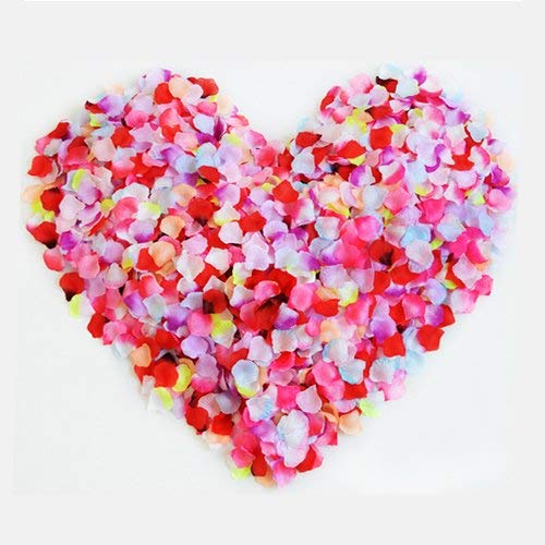 Neo LOONS 1000 Pcs Artificial Silk Rose Petals Decoration Wedding Party Color Lavender & Purple - Image 4